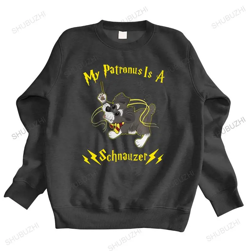 homme cotton hoodie fashion Brand My Patronus Is A Schnauzer hoodies for boys thin style men autumn sweatshirts