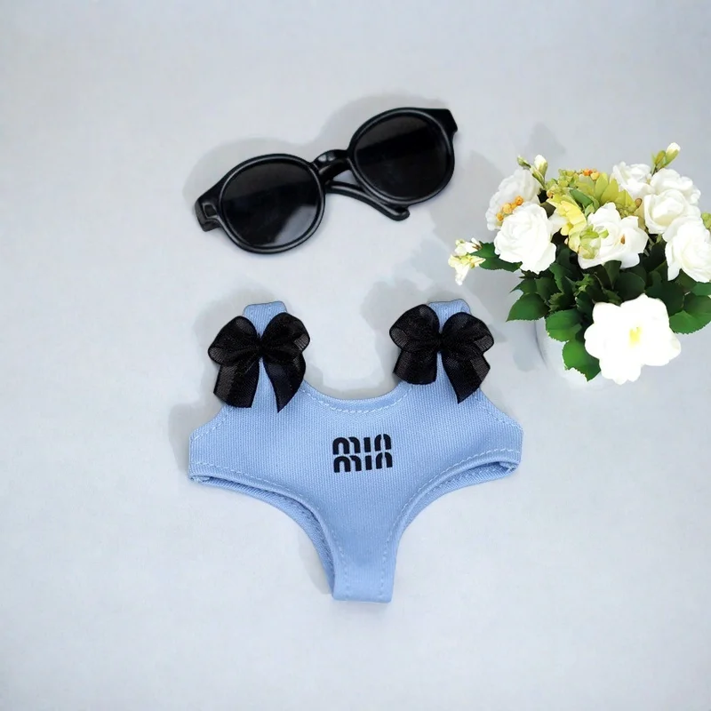 Ropa dulce para Labubu, traje de baño con anillo de natación para 3,0 Labubu V1 V2 V3, traje para Ropa, accesorios para muñecas Labubu