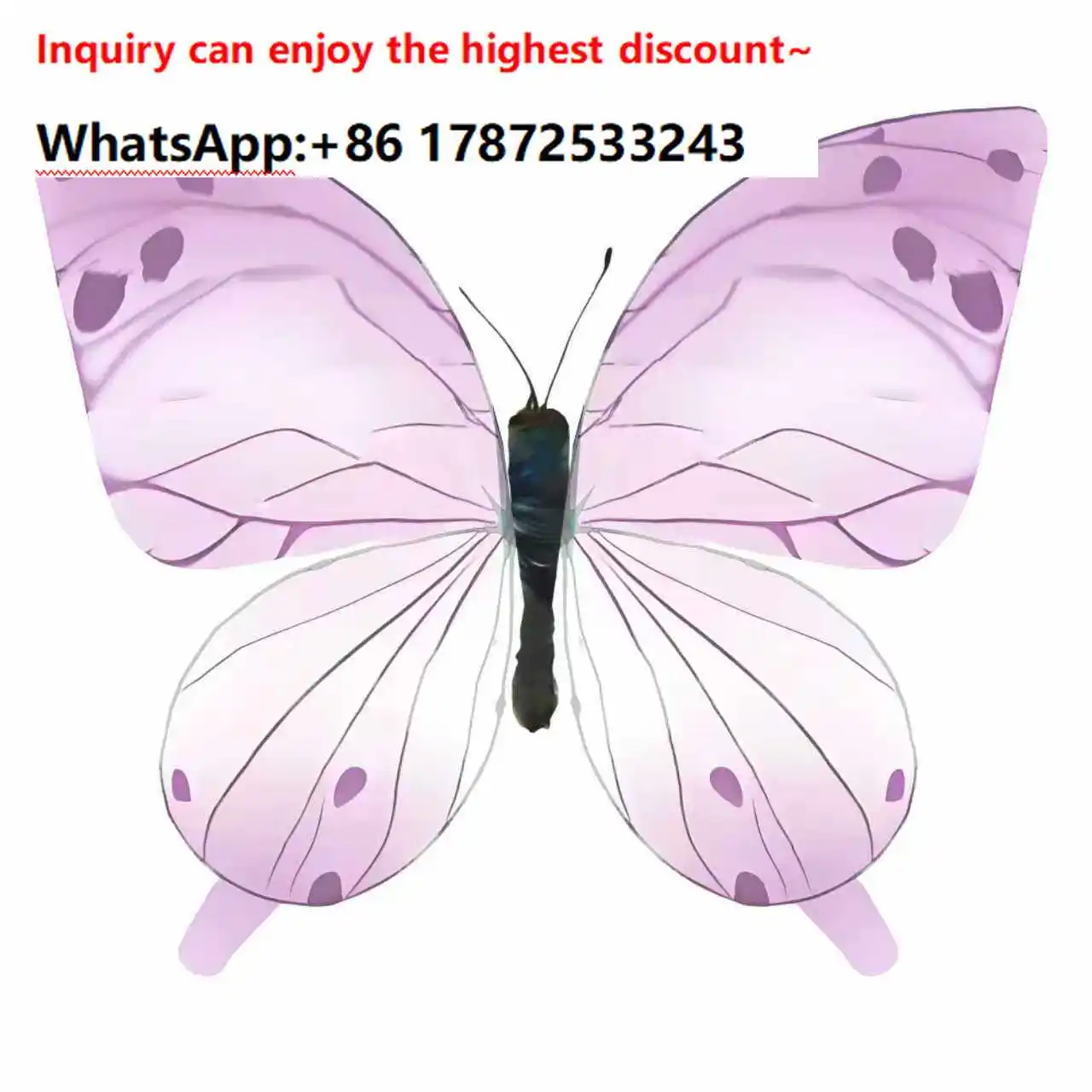 FS-i6X remote-controlled biomimetic butterfly flapping wings