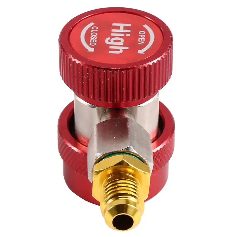 AT63-R134A Car Air Conditioner Fluoride Converter Quick Coupler Connector Adapter Adjustable Auto Repair Tools