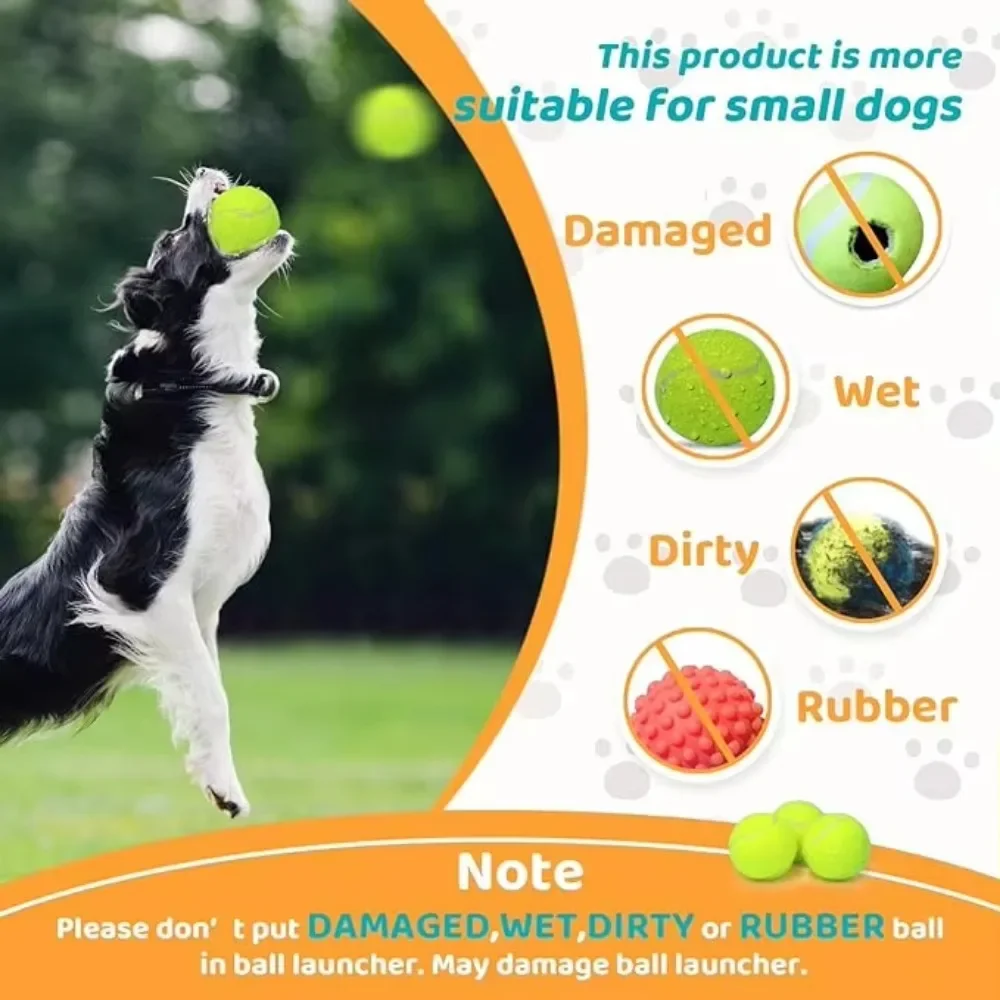 Outdoor Interactive Throwing Ball Training Toys Pet Dog Automatic Tennis Launcher For Small & Medium Dogs