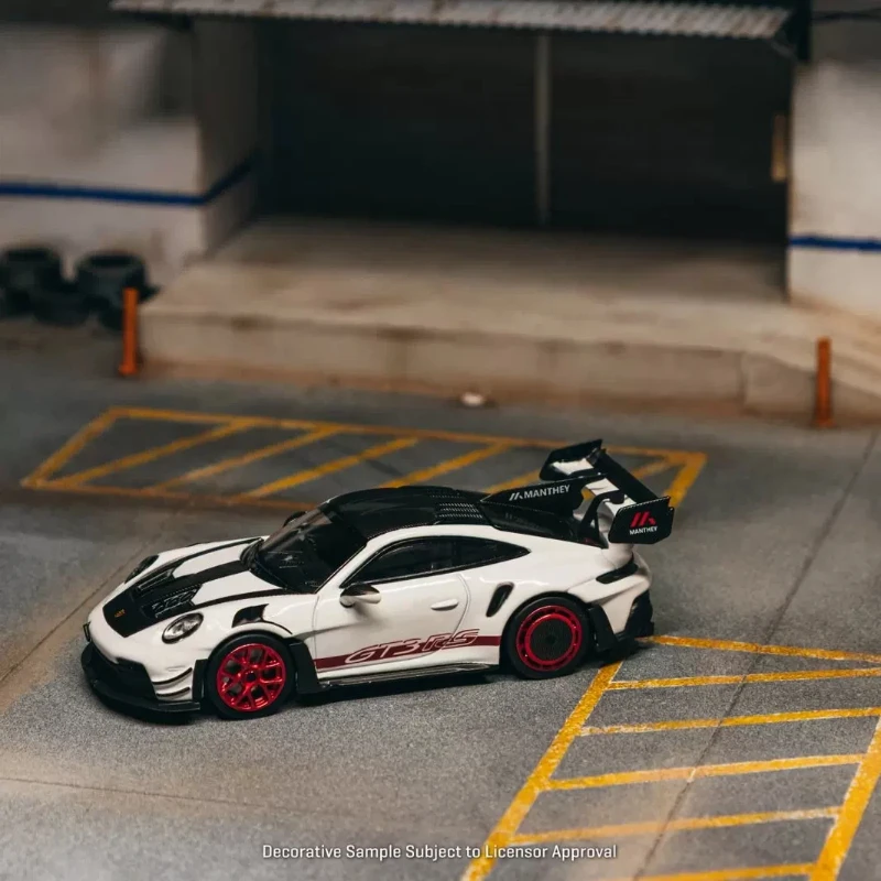 MR 1/64 Scale Alloy Diecast Car Model Porsche 992 1 Gt3 Rs Manthey