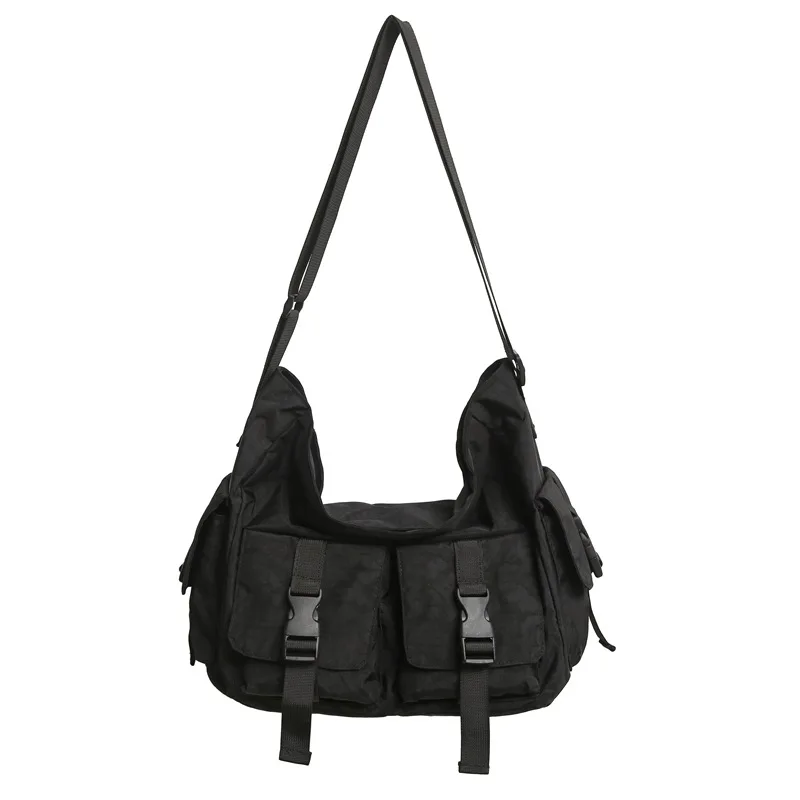 

Messenger Bag Canvas Shoulder Crossbody with Utility Workwear Style and Casual Design for Travel Daily Carry