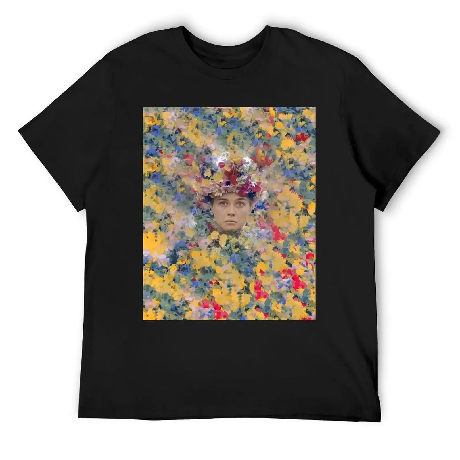 Pugh n' Flowers T-Shirt pour hommes, imprimé animal pour garçons, haut d'été, vêtements de créateurs