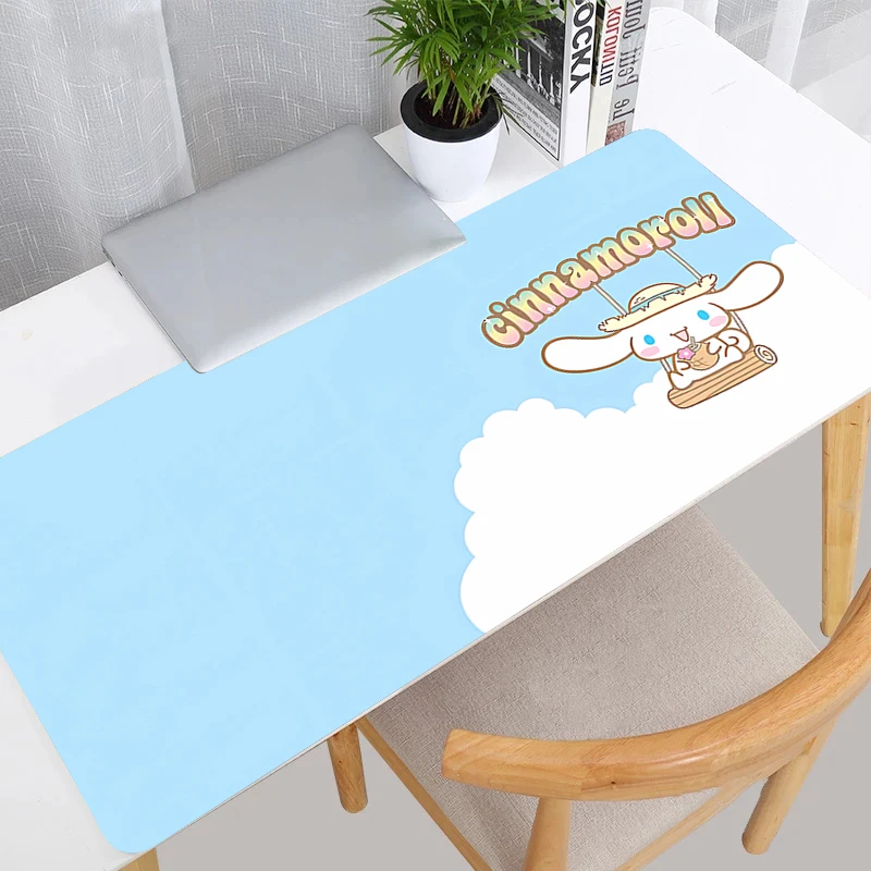 Mouse Pad Cinnamoroll E-sports Anime Gamer Computer HD Mousepad Kawaii Gaming Accessories Tablet Varmilo Keyboard Pad Mausepad