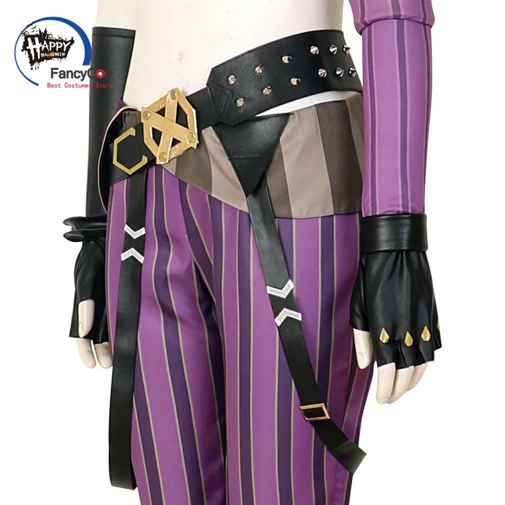 LOL Jinx Cosplay Costume Anime LOL Arcane Jinx Cosplay uniforme tenues Halloween carnaval Costume sur mesure Costume d'halloween