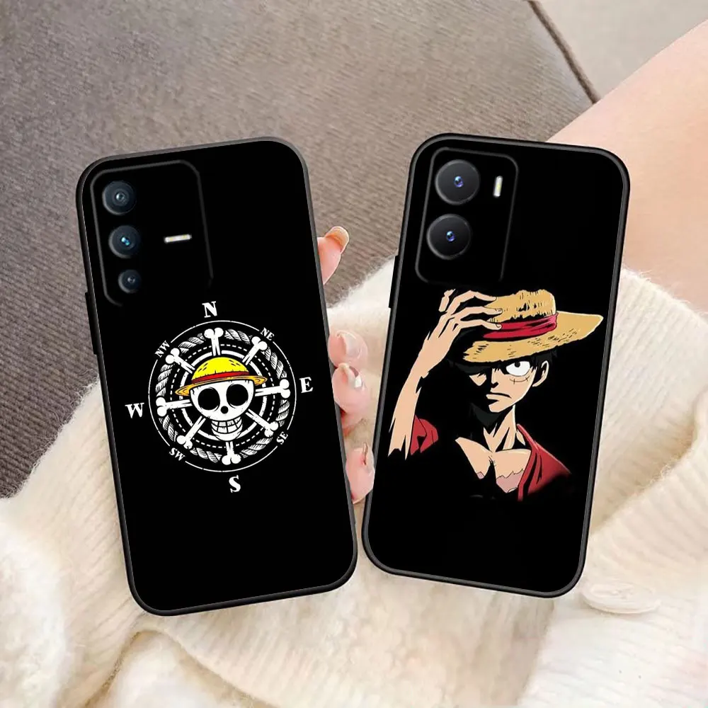 One P-Piece Luffy Straw Hat Phone Case For VIVO Y400 Y04 Y15S Y17S Y19S Y20 Y21 Y22S Y27 Y29 Y35 Y36 Y50 Y51 Y72 Y76 Y100 Cover