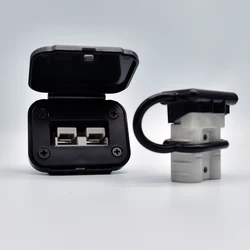 2PCS 50A Battery Quick Connect Disconnect Connector 6 to 12 Gauge Battery Cable Connector Quick Disconnect Battery 2PCS