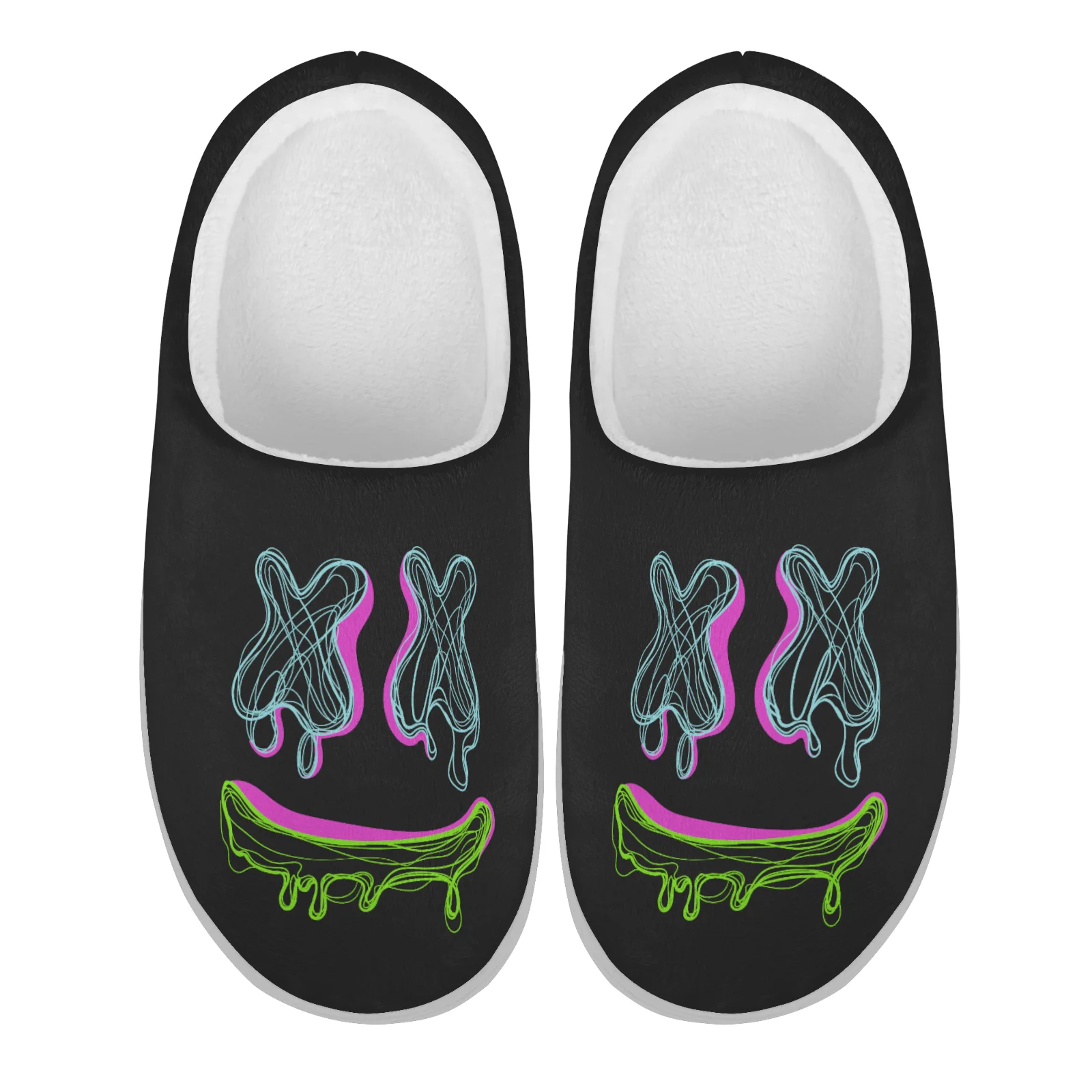 

Custom Shoes Funny Prints Home Cotton Slippers for High Quality Plush Fashion Casual Keep Warm Shoes Thermal Slipper