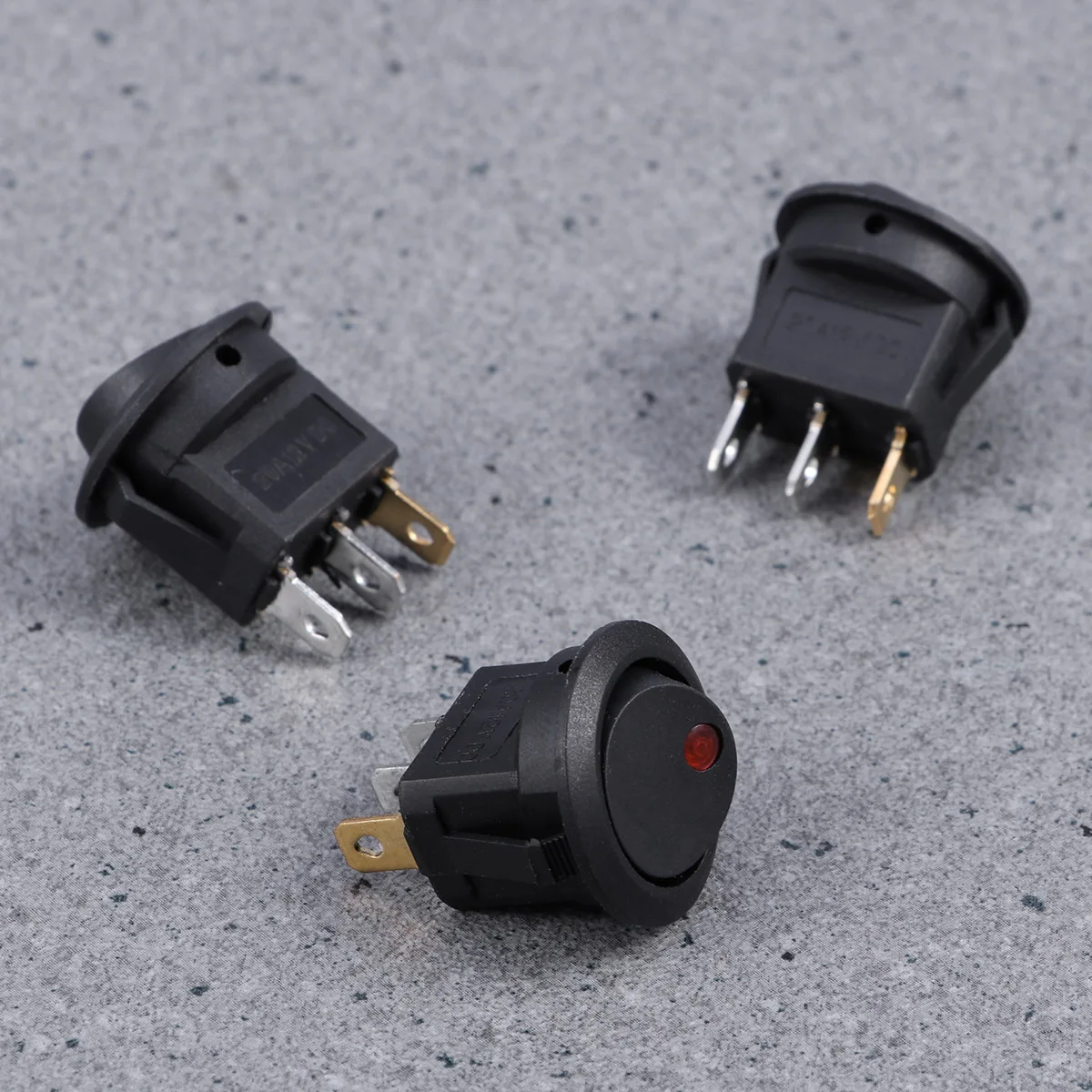 

5pcs 12V LED Reset Switch Button 3 Pin Push ON Release OFF Car Motorcycle Boat Project Headlights Fog Work Lamp