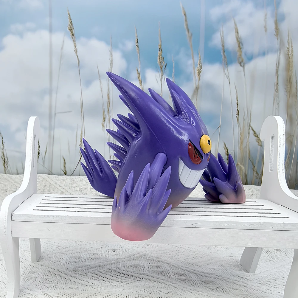 Takara tomy pokemon roxo haunter ghost 4.5 "figura, pokémon legends escarlate violeta apresenta modelo decoração anime monstro animal de estimação