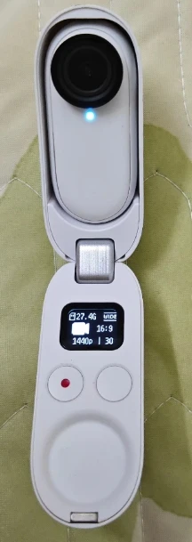 Pengisian host kabin insta360 go2 32G, digunakan