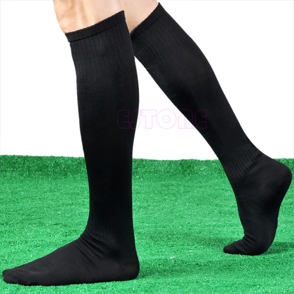 

New Mens Women Sports Long Socks Knee High Football Soccer Hockey Stocking Dropshipping