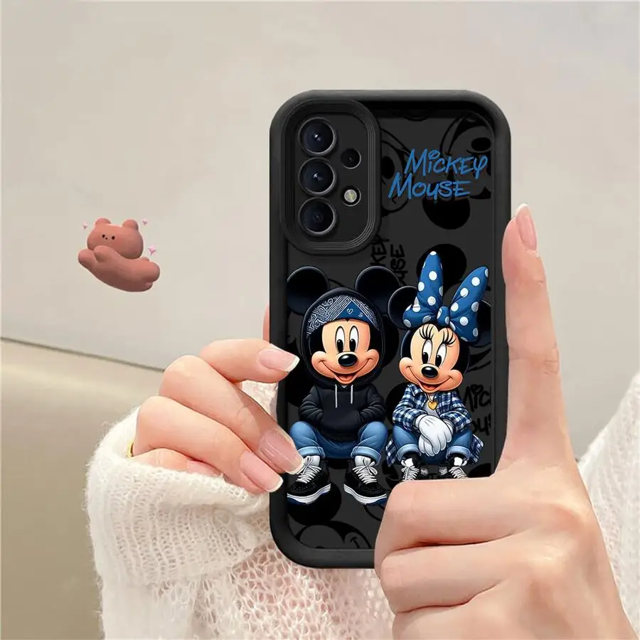 ديزني ميكي ميني ماوس كول قضية الهاتف لسامسونج غالاكسي A16 A33 A34 A12 A13 A14 A22 A32 A23 A24 5G لينة غطاء سيليكون