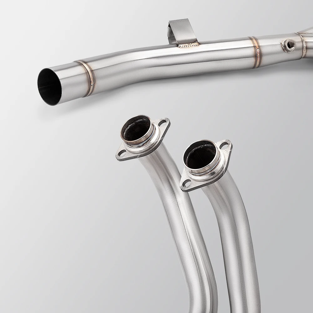 Modify Manifold Stainless Motorcycle Exhaust For Yamaha TENERE 700 T700 2019-2025 XTZ 690 700  51mm Front Link Pipe Escape Line view 6