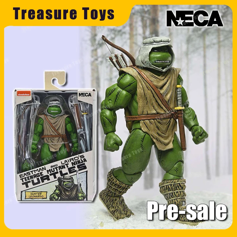 

Original NECA TMNT Mirage Comics NECA Hunter Leonardo Anime Action Figure Figurine Model Toys Gifts