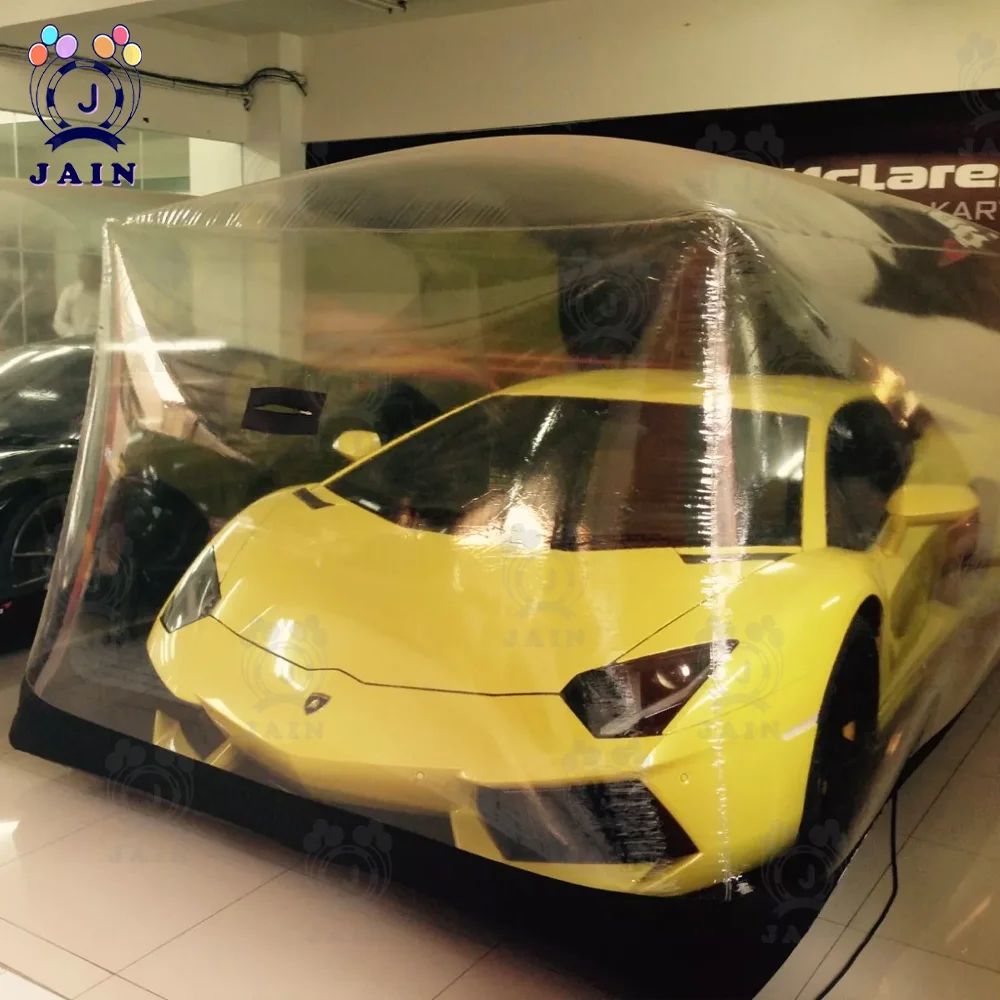 PVC Folding Inflatable Car Bubble Cover Tent Durable Inflatable Car Storage For Indoor Car Protector with Blower