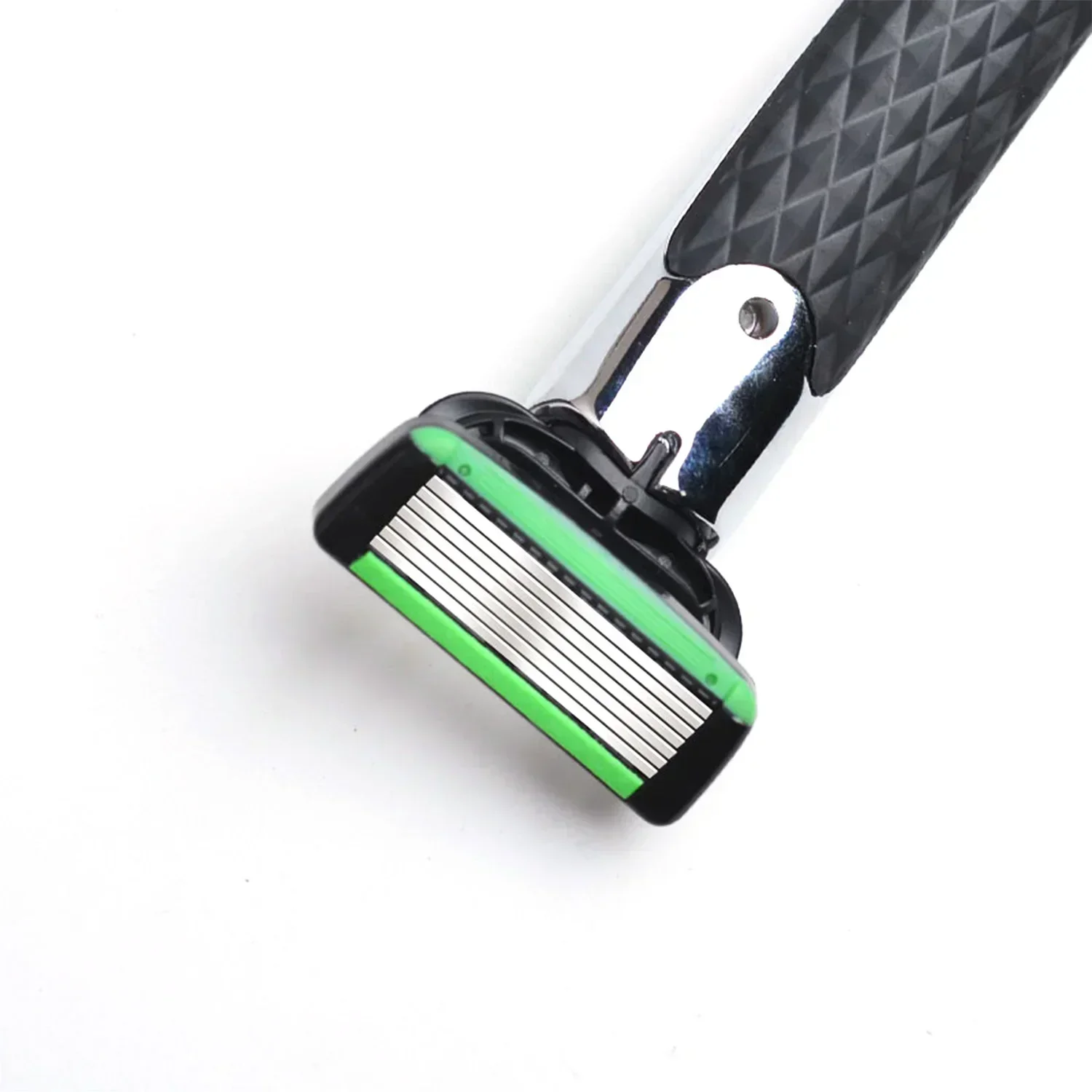 남성용 새로운 수동 면도기 7 층 블레이드 면도 칼 스테인레스 스틸 블레이드 피부 손상 없음 올드 스타일 블레이드 면도기