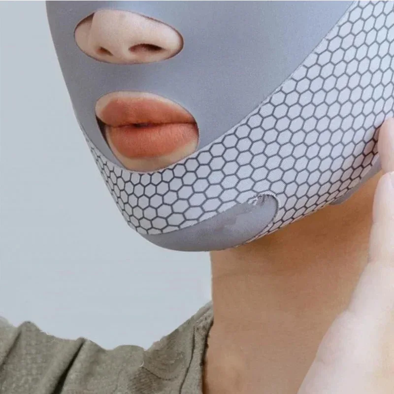 Relaxation Shape Lift Reduce Double Chin Face Thining Band Massage Face Lift with Sleep Face V Shaper Facial Slimming Bandag