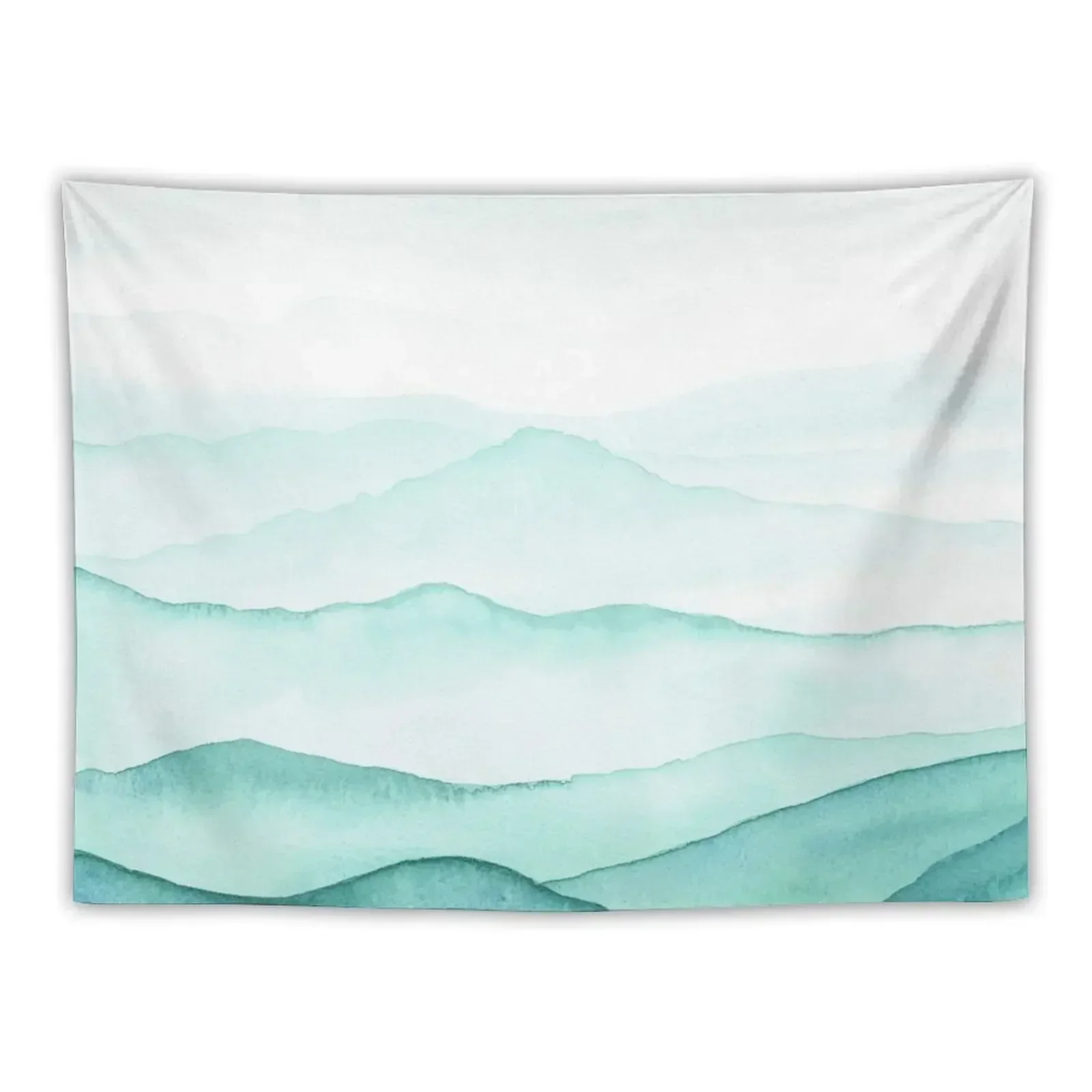 

Mint Mountains Tapestry Wall Decoration Custom Room Decor For Girls Tapestry