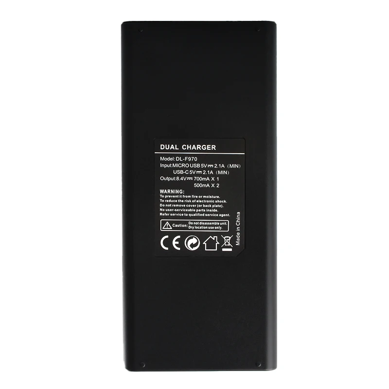 شاحن يو إس بي ببطارية ليد مناسب لسوني ، أو ، أو ، أو MC1500C ، أو L10 ، أو TR555 ، أو VX2200E ، أو D77 ، أو ، أو NP F970 ، أو NP F970 ، أو