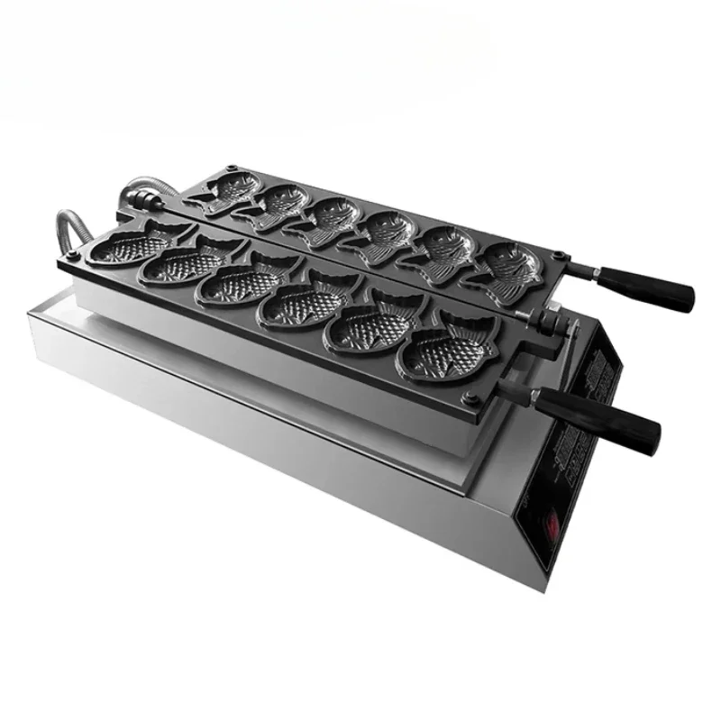 Digital Panel Stainless Steel Fish Waffle Maker Mini