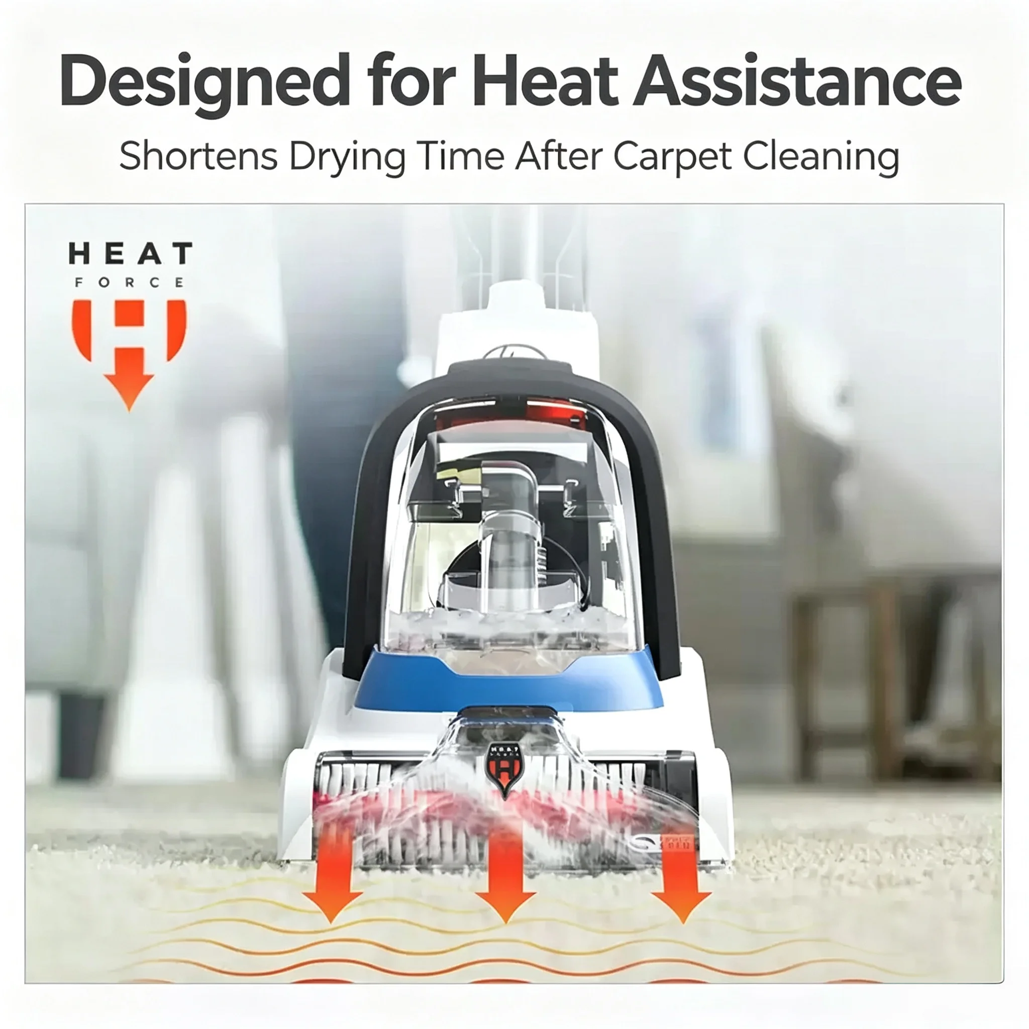 Integrated Wash And Suction Carpet Cleaner Commercial Household Carpet Cleaning Equipment For Hotel Office Cleaning