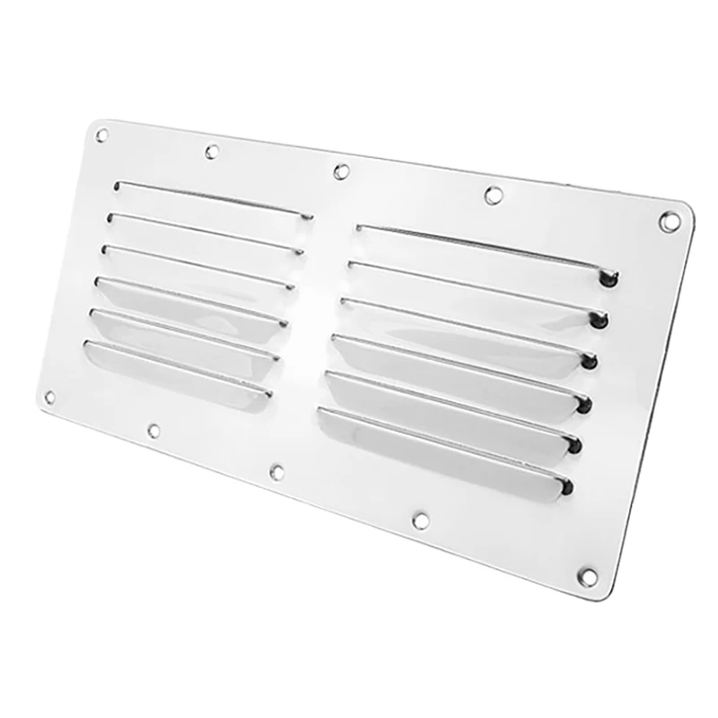 Stainless Steel Marine Air Vent Cover Boat Louvered Vent Marine Accessories