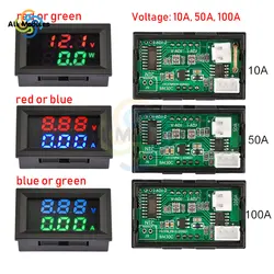 M430 DC 4-30V voltage and current power meter 10A 50A 100A digital display voltage and current meter suitable module for cars