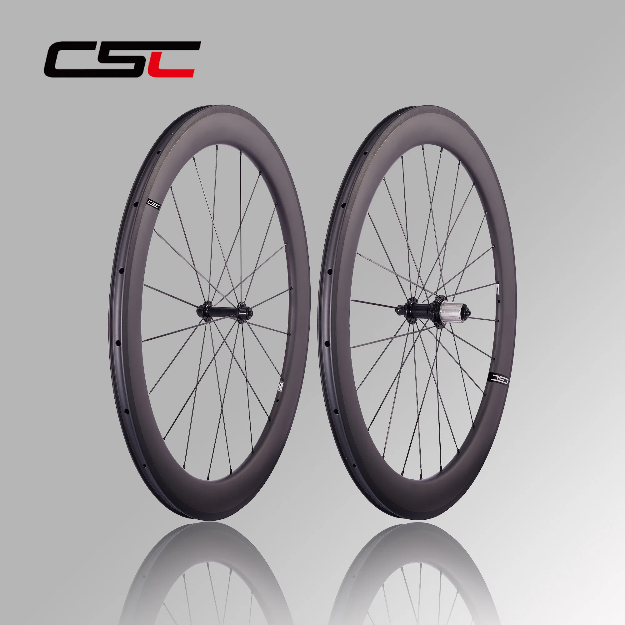 CSC 700C UD ماتي عجلات الكربون الطريق دراجة العجلات R13 محور الخامس الفرامل حافة الطريق الدراجة 25/28 مللي متر عرض الفاصلة 20/24 ثقوب #2