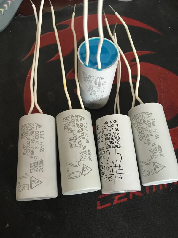 1pcs Original MD MKP 400V2.5uF 1.5UF 2UF 400VAC motor running capacitor 460