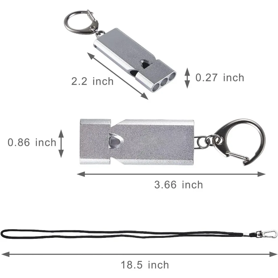 صفارات الطوارئ مع الحبل ثلاث أنابيب صفارات السلامة 2 حزمة و 1 حزمة البلاستيك صفارة إنقاذ أعلى للمشي لمسافات طويلة كاياك C #2