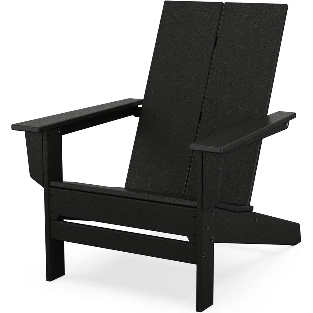 

Modern Large Adirondack Chair in Black