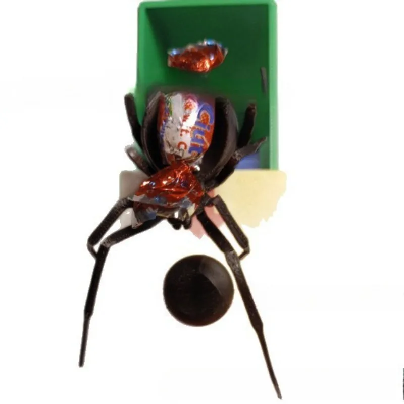 

Halloween trick or treat spider candy box