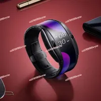 99 New Nubia-Alpha  Smartwatch with Flexible Display, 4G, Internet Phone, Heart Rate Detection, Positioning