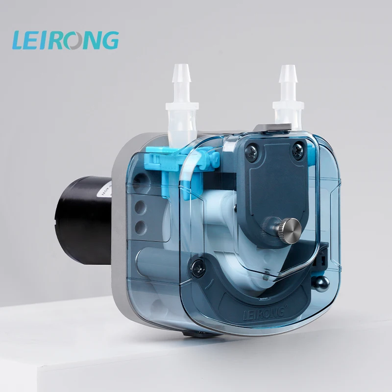 LEIRONG 2000ml/min Peristaltic Pump High Flow Dosing Pump with 12V 24V Brushless DC Motor for Medical And Lab Applications