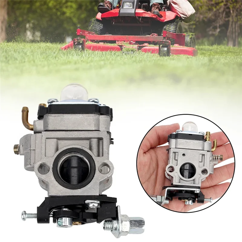 

A08F-Lawn Mower Carburetor Engine Carburetor Grass Trimmer Accessories For 43Cc 52Cc Lawn Mower Diaphragm Garden Carburetor