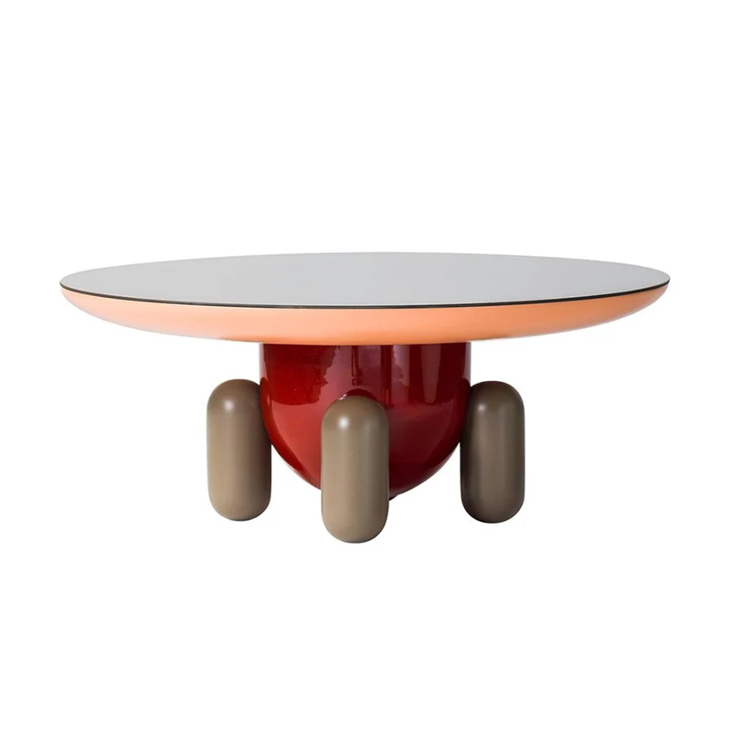 

Masfino, modern creative designer, personality fun, Morandi capsule, coffee table, living room, children's bedroom, round table