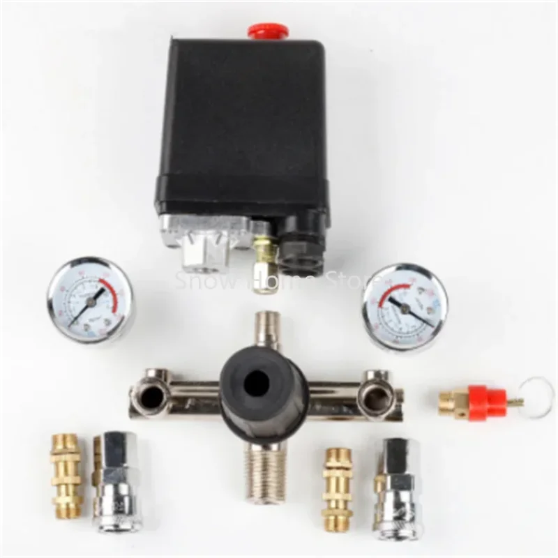 20A 220V Air Compressor Pressure Switch Controller 0.5-0.8MPA 5-8BAR 90-120PSI Air Pump Pressure Assembly