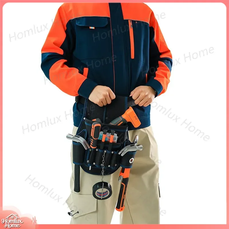 Electrical Tools Fanny Pack Durable Repair Tool Belt Multifunctional Portable Hardware Storage Pouch Oxford Cloth Waterproof