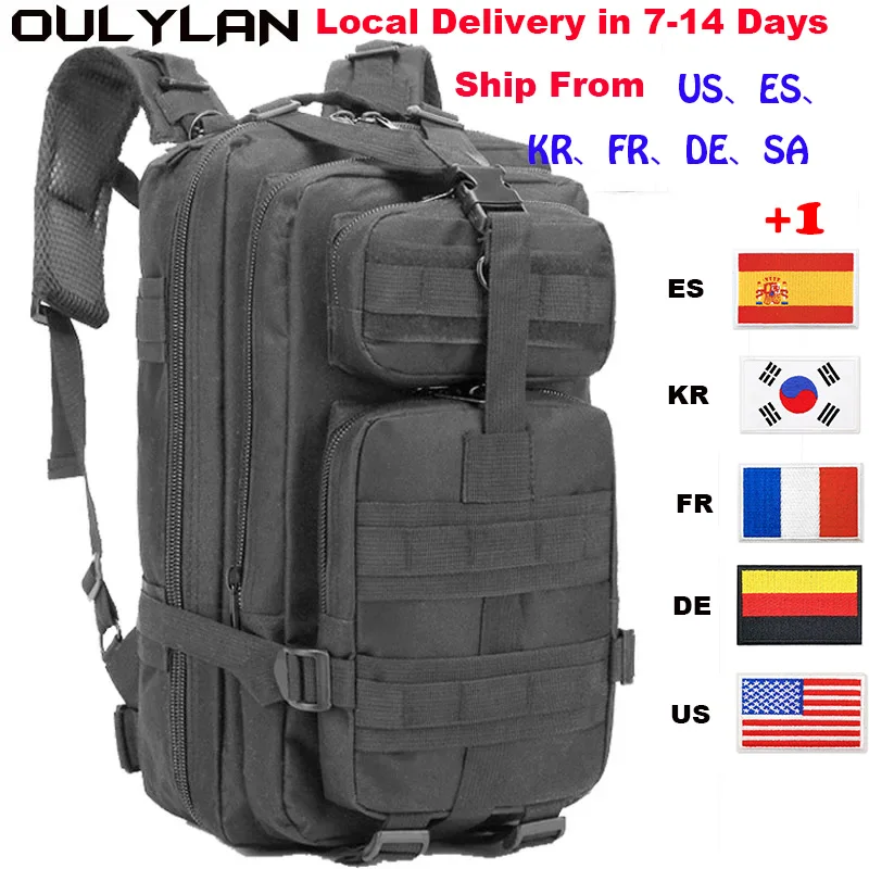 Nylon Waterproof Tactical Backpack 30L/50L Outdoor Knapsack Camping Hunting Backpacks Rucksack Fishing Bag