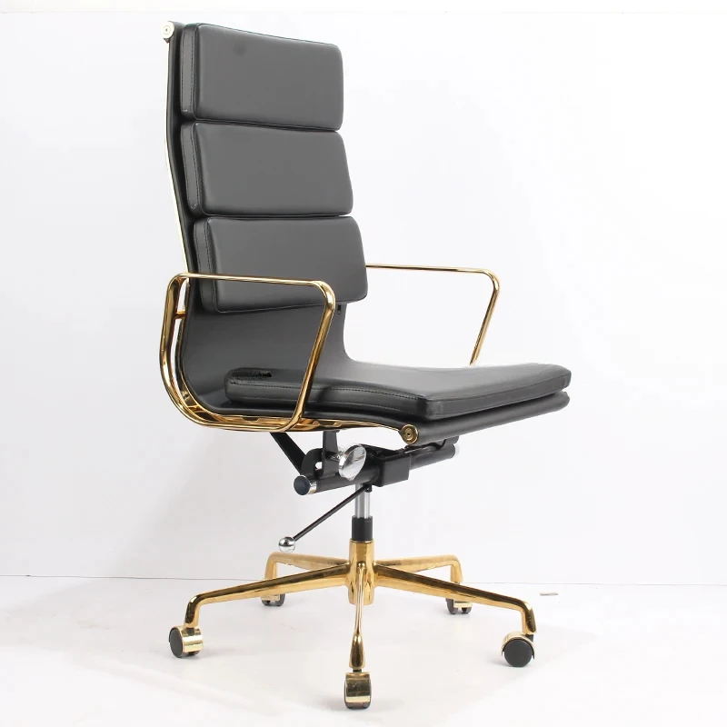 

Designer Minimalism Barber Office Chair Playseat Wheels Luxury Office Chair Lazyboy Leather Silla Oficina Home Furniture