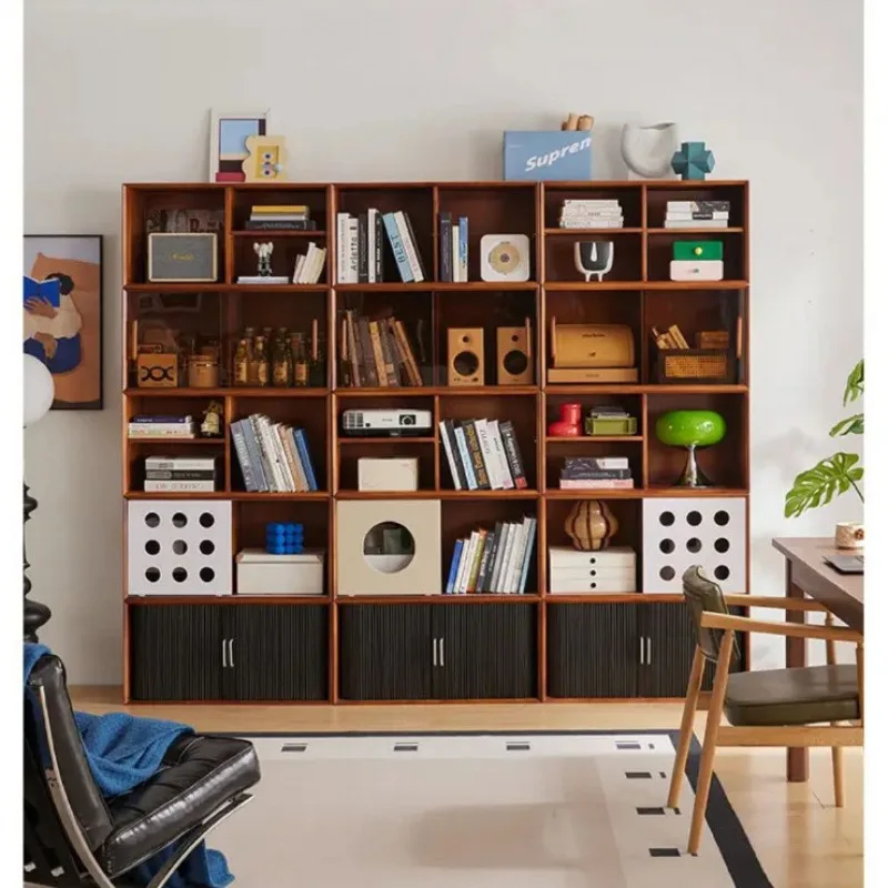 خزانة وحدة جديدة من الخشب الصلب متعددة الوظائف وخزانة تلفزيون مجانية #2