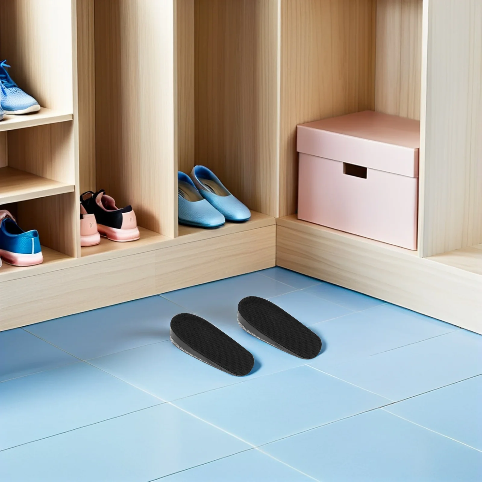 1 Paar unsichtbare Einlegesohlen zur Erhöhung der Körpergröße für Herren: Silikon-Schuhheber-Einlegesohle für den ganzen Tag