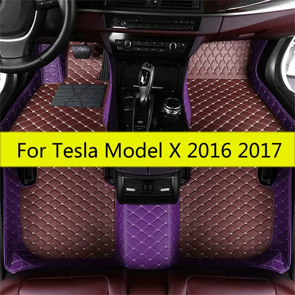 

Car Floor Mats For Tesla Model X 2017 2016 (7 Seats) Carpets Custom Auto Interior Accessories Parts Covers Replacement Products