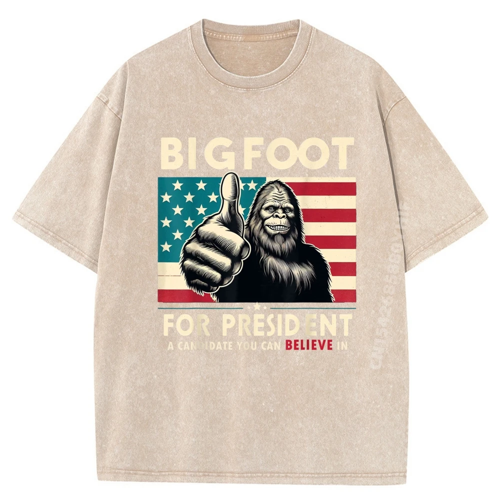 الكلاسيكية المطبوعة تيز التصويت بيغ فوت للرئيس أحدث امرأة الجرافيك تي شيرت المرأة بلايز تيز ريترو غسلها تي شيرت #2