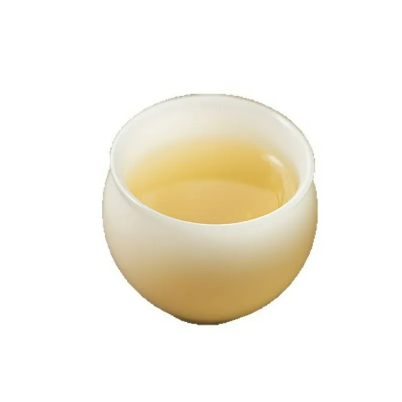 Dehua الأبيض الخزف الجليد اليشم كوب شاي سيراميك ماستر شرب كوب الاستخدام الشخصي الصينية طقم شاي Gongfu تصميم الحد الأدنى هدية #5