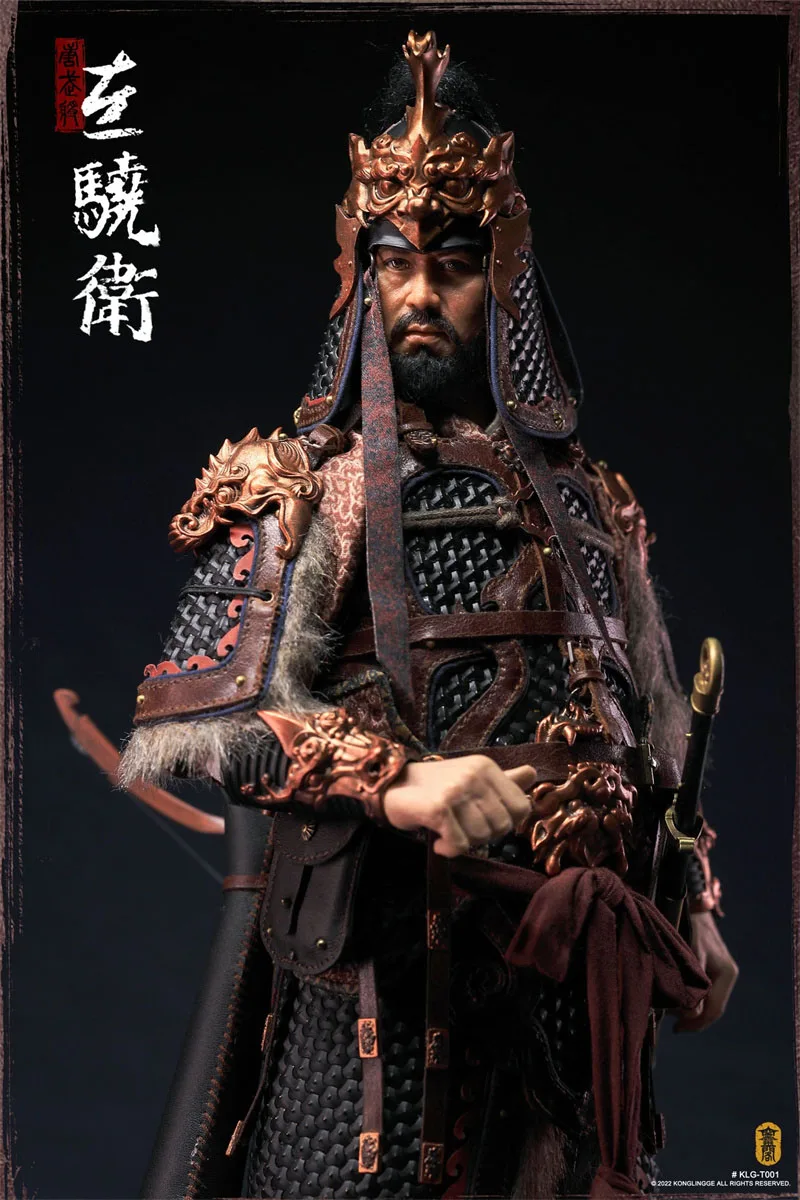 Original KLG-T001 KLG-T002 1/6 Collectible Tang Dynasty Generals Left Brave Guards Right Xiaowei Full Set 12