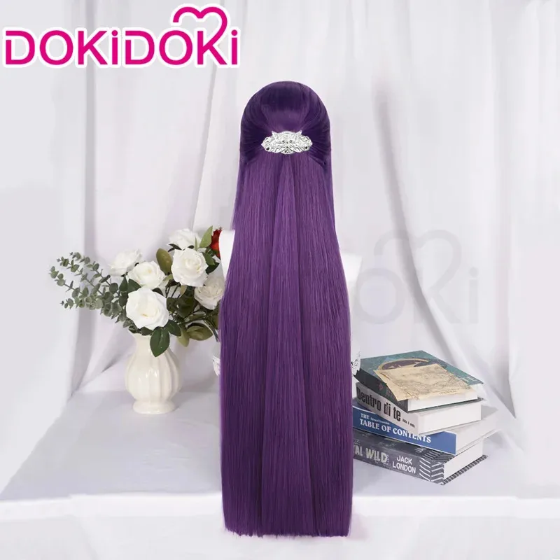 New 2025 Fern Anime Freeze: Beyond Journey's End Wig DokiDoki Women Cosplay Purple Hair Heat Resistant Halloween❤❤dd