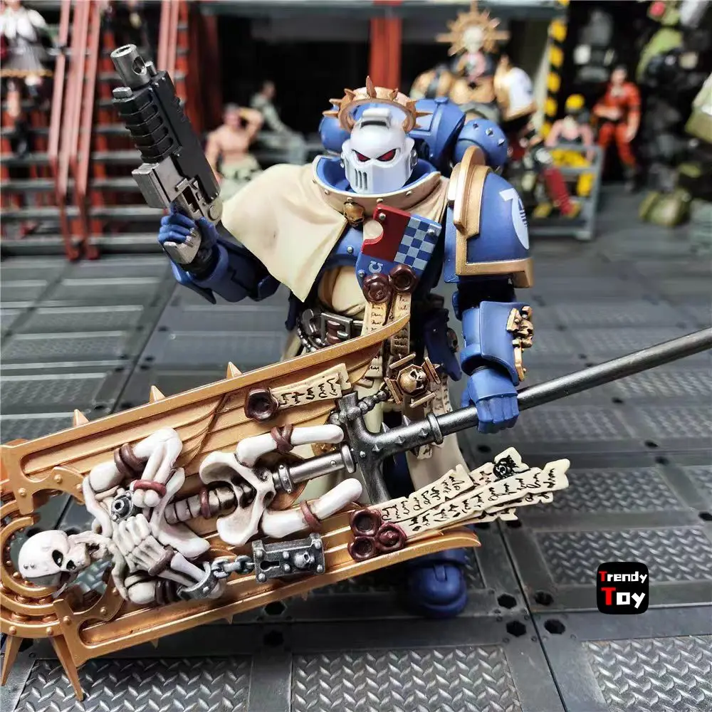 【JOYTOY】Warhammer 40K Ultramarines Bladeguard Antico 1/18 Action Figure Collection Toy